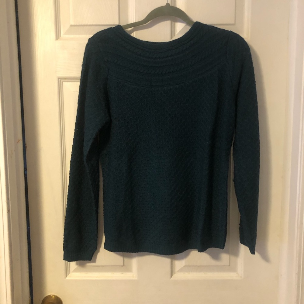 Dark green sweater